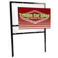 36" x 24" Angle Iron Frame Double-Sided Replacement Graphic